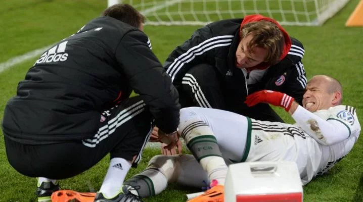 Arjen Robben harmstringblessure